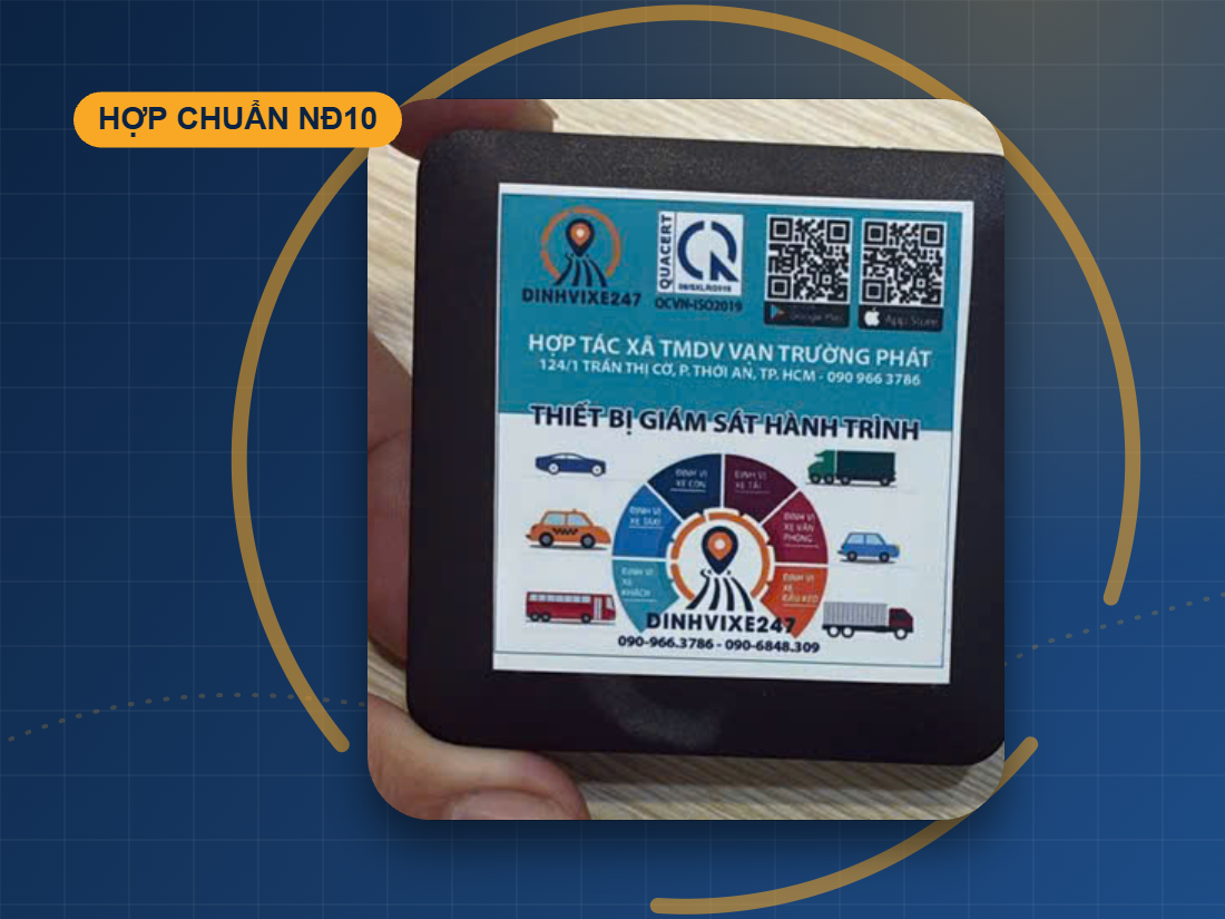 Thiết bị định vị hợp chuẩn DINHVIXE247